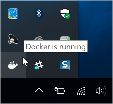 处于运行状态的 Docker